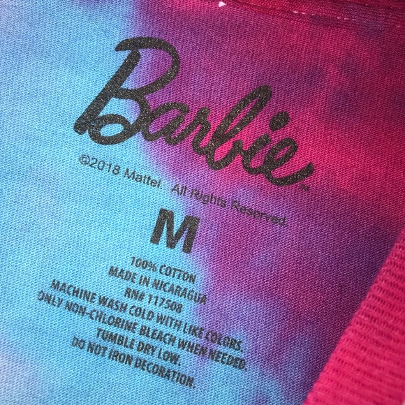 Rare Licensed Tie-dye Barbie Shirt - Picture 3 of 5